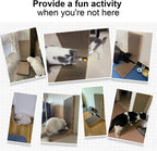 Cat Scratcher, 26.8 Inch L Shape Cat Scratch Pad Wall Mounted, Cat Scratching Cardboard with Ball Toy for Indoor Cats, Large Size