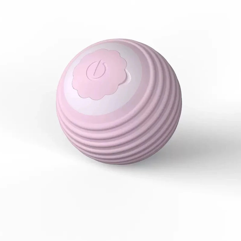 Intelligent Electric Cat Toy Silicone Automatic Ball Rolling Anti-Gnawing Jumping Pet Products Usb Recharge Pet Interactive Toy