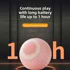 Intelligent Electric Cat Toy Silicone Automatic Ball Rolling Anti-Gnawing Jumping Pet Products Usb Recharge Pet Interactive Toy