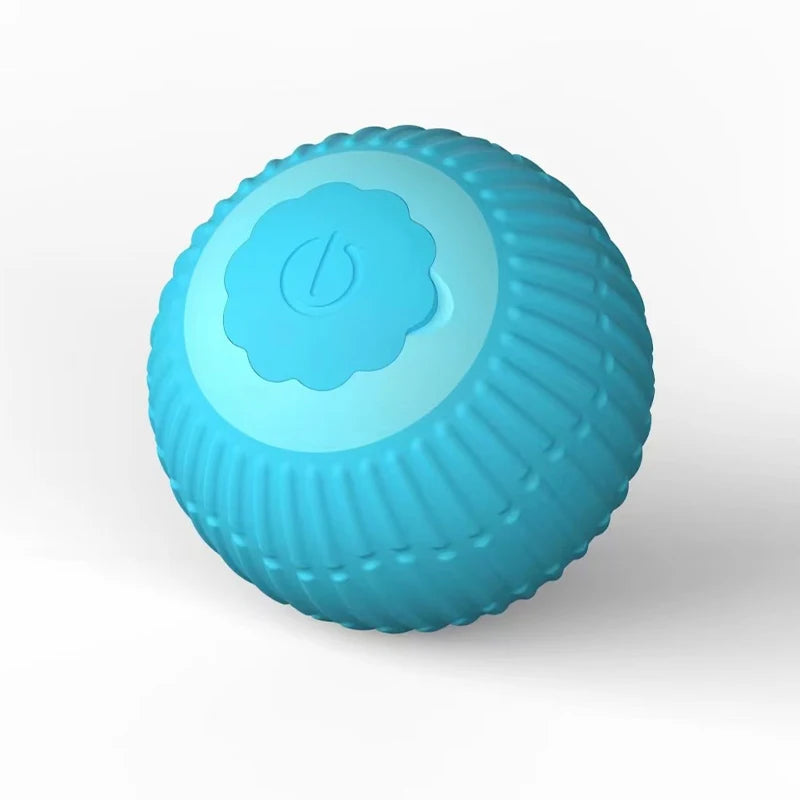 Intelligent Electric Cat Toy Silicone Automatic Ball Rolling Anti-Gnawing Jumping Pet Products Usb Recharge Pet Interactive Toy